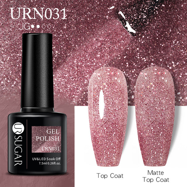 7.5ml Reflective Glitter Gel Winter Nail Polish