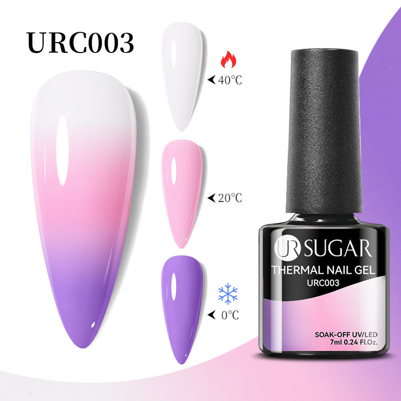 Autumn And Winter New Temperature Change UV Polish Cold And Warm Gradient Nail Glue