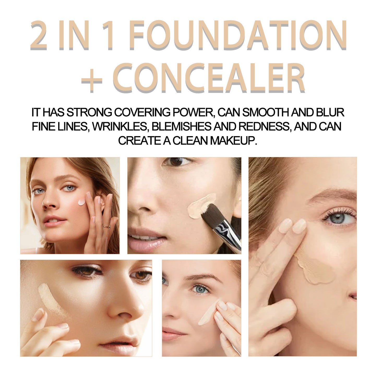 Long-Lasting Makeup Invisible Pores Liquid Concealer