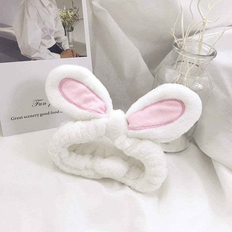 Rabbit Ears Face Wash Headband Female Headband