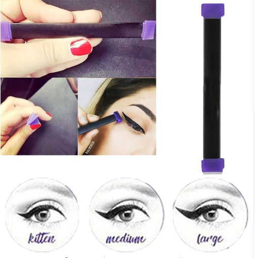 Double tête joint Eyeliner costume 3 et 1 belles outils de maquillage.