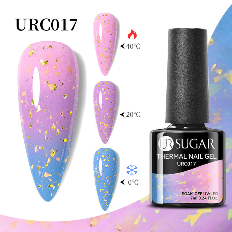 Autumn And Winter New Temperature Change UV Polish Cold And Warm Gradient Nail Glue