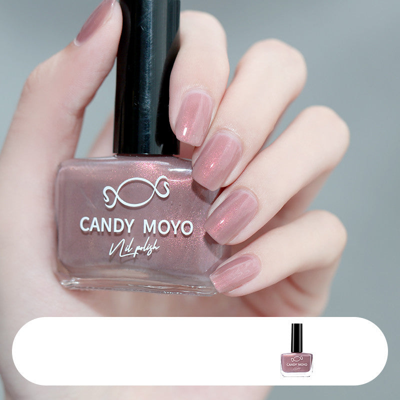 CandyMoyo Nagellackfrei, schnelltrocknend, langlebig, blättert nicht ab, neue Farbe, weiß, Herbst und Winter 1