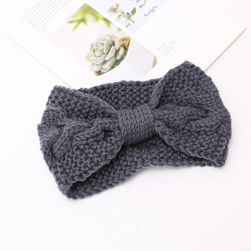 Women's Twist Knitted Headband Wool Headband Ear Protection Hood Warm Hair Accessories Autumn And Winter Headband