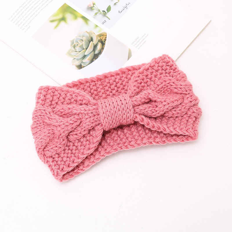 Women's Twist Knitted Headband Wool Headband Ear Protection Hood Warm Hair Accessories Autumn And Winter Headband