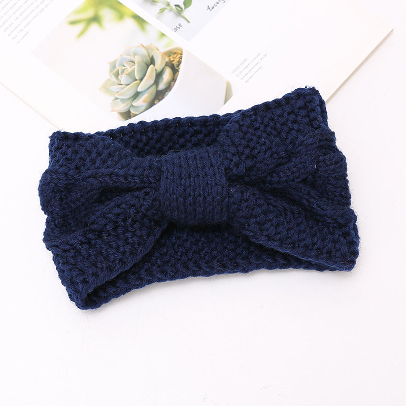 Women's Twist Knitted Headband Wool Headband Ear Protection Hood Warm Hair Accessories Autumn And Winter Headband