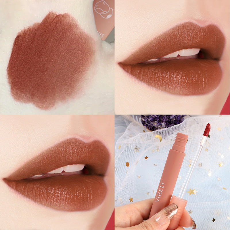 Chestnut Lip Glaze Creme Textur Herbst und Winter Neuer Stil