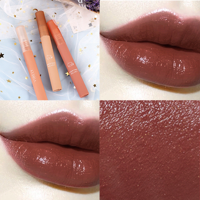 Chestnut Lip Glaze Creme Textur Herbst und Winter Neuer Stil