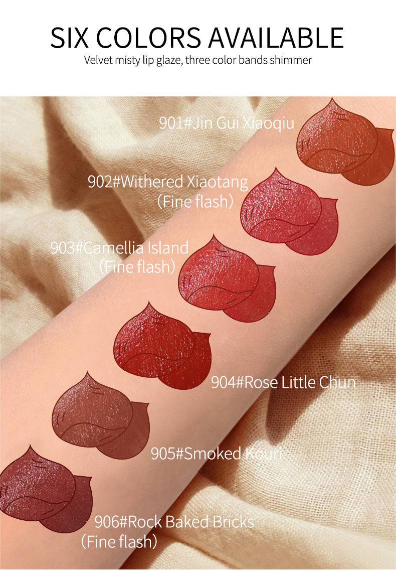 Chestnut Lip Glaze Creme Textur Herbst und Winter Neuer Stil