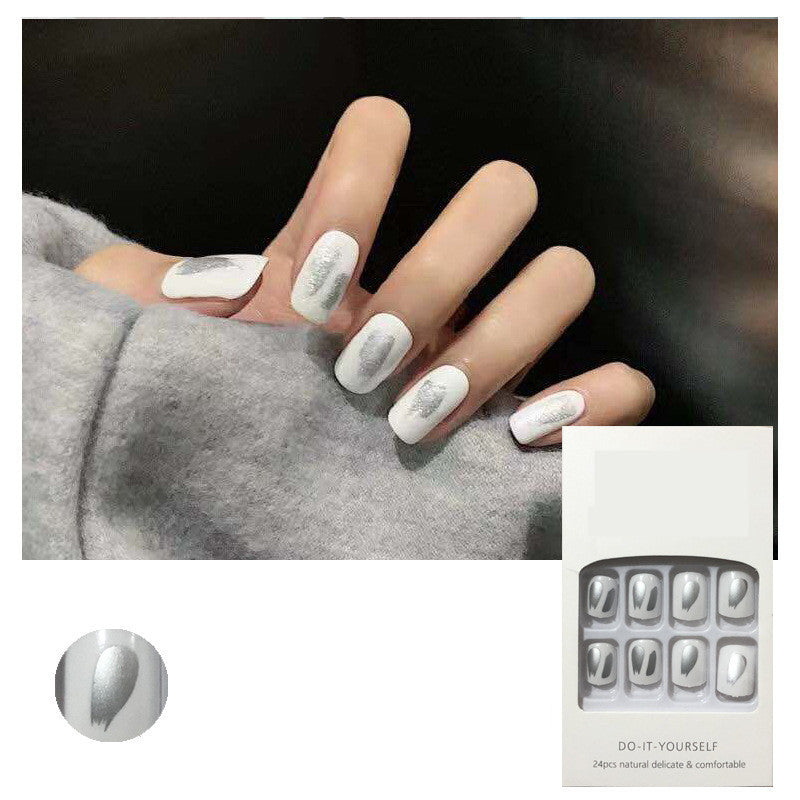 Autumn Winter Web Celebrity Nail Patch Nail Piece False Nail