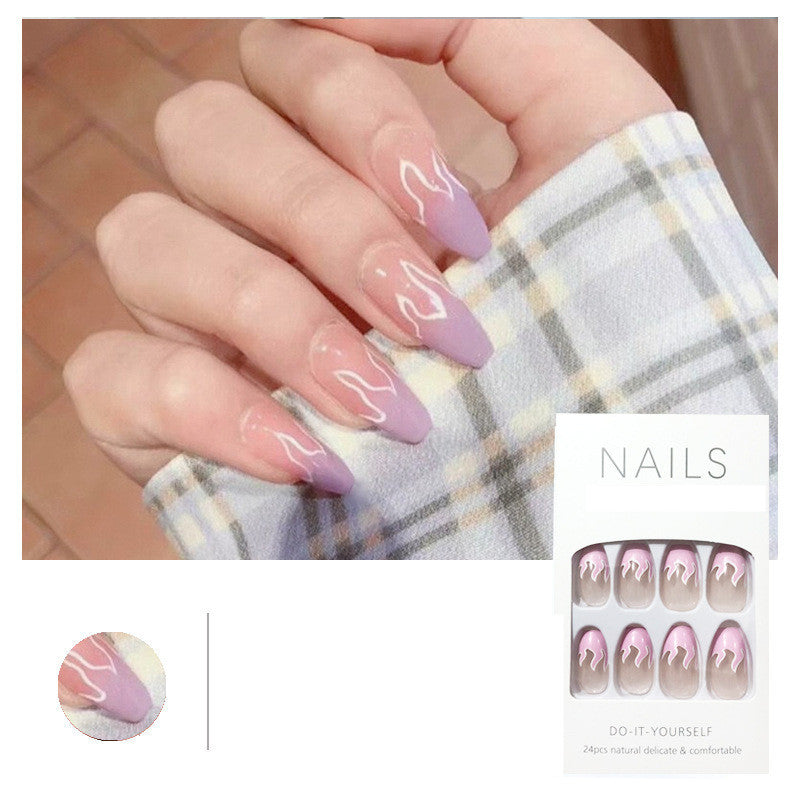 Autumn Winter Web Celebrity Nail Patch Nail Piece False Nail