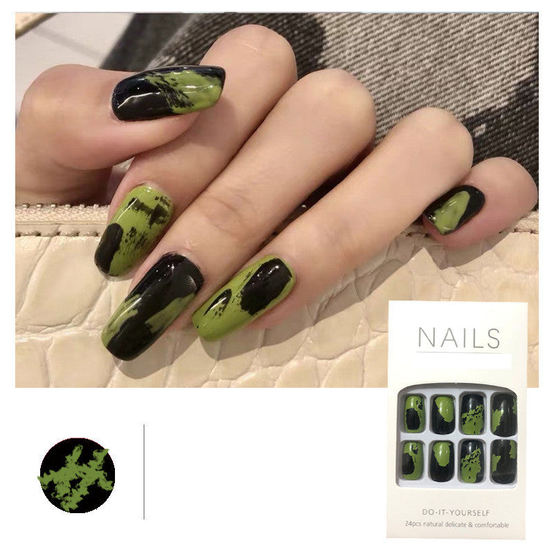 Autumn Winter Web Celebrity Nail Patch Nail Piece False Nail