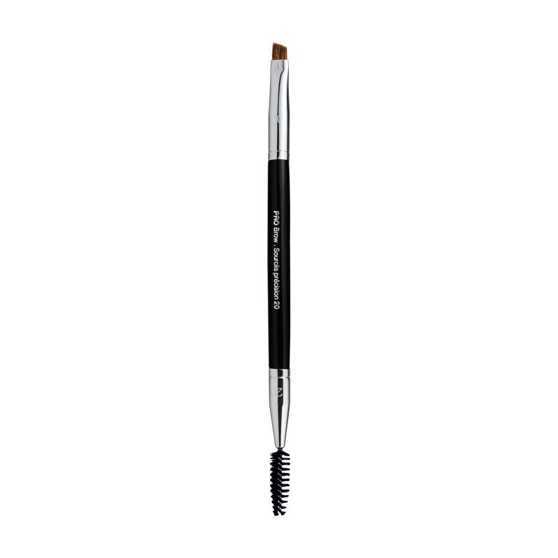 Makeup double head eyebrow brush