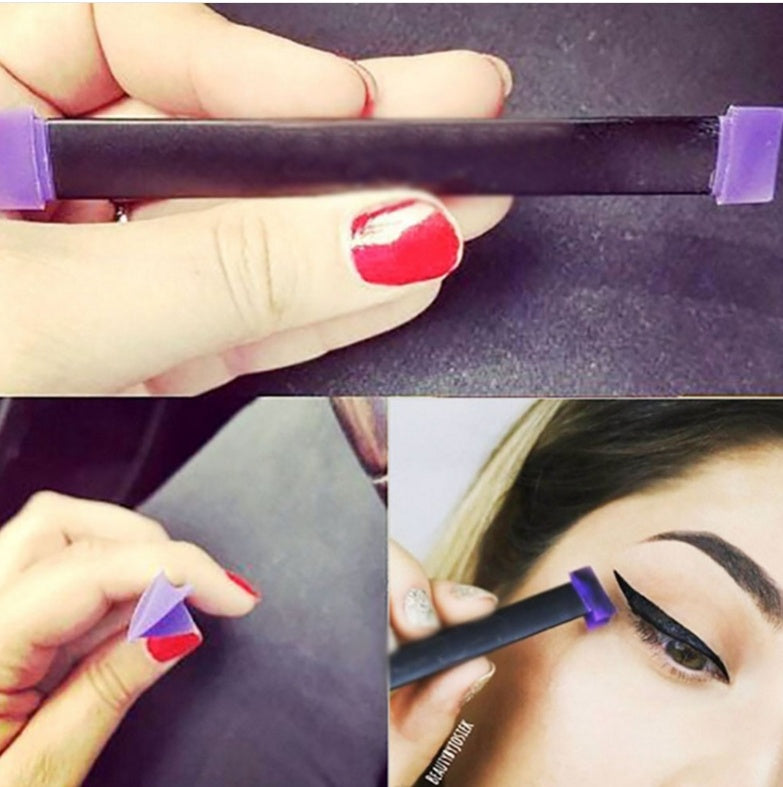 Double tête joint Eyeliner costume 3 et 1 belles outils de maquillage.