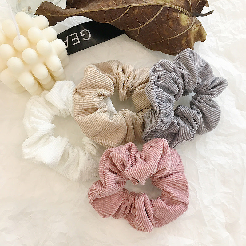 New Style Headband Corduroy Headband Autumn And Winter Cloth Pure Color