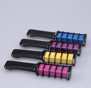 Temporaire Mini Jetable Crayons Couleur Des Cheveux Teinture Mascara Dye Chalk la Boîte Avec la Brosse