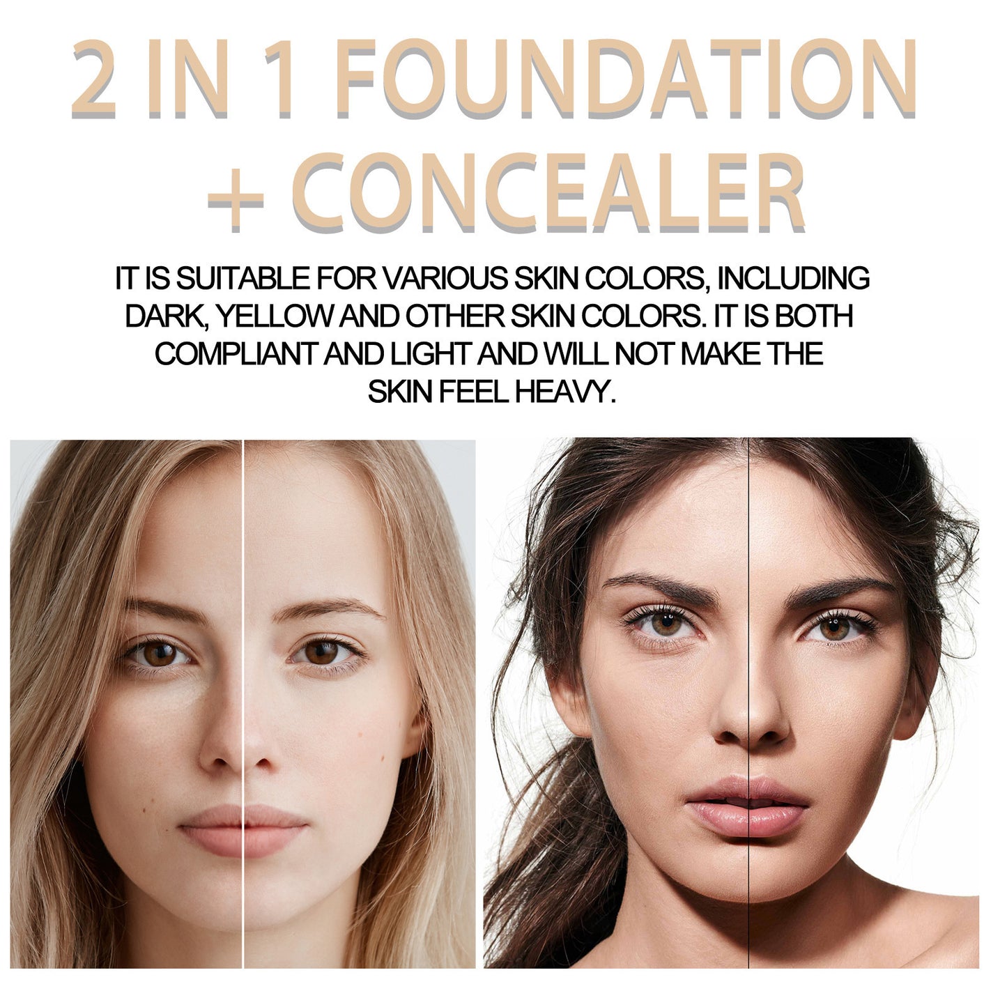 Long-Lasting Makeup Invisible Pores Liquid Concealer