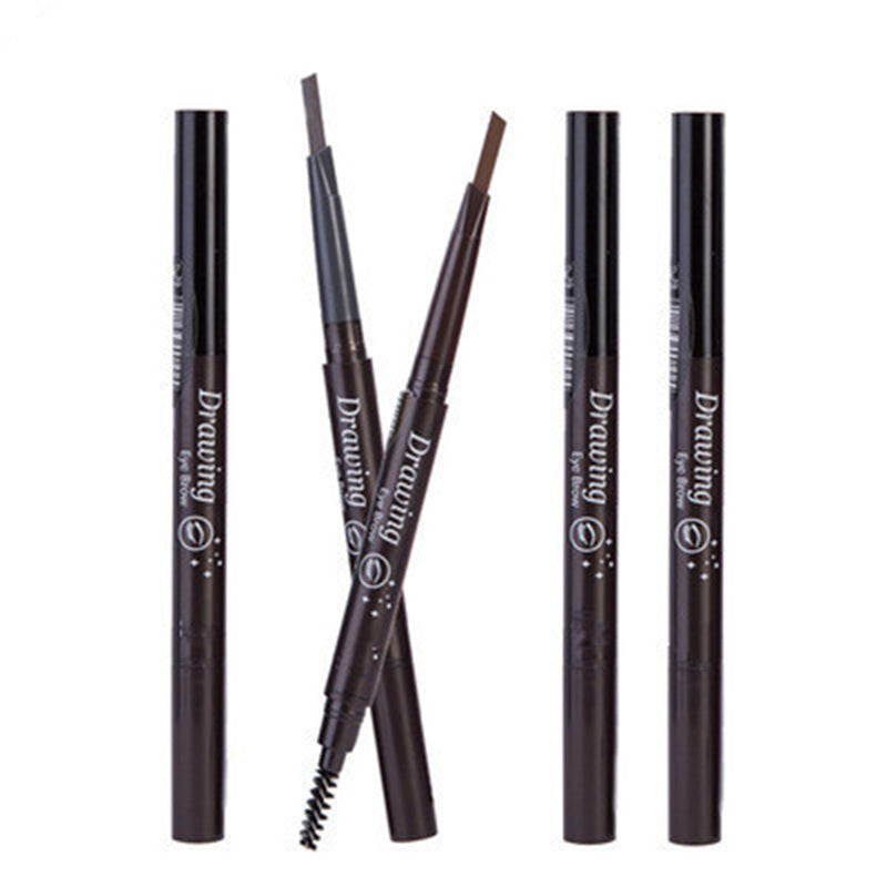 Double Headed Triangle Automatic Rotating Eyebrow Pencil