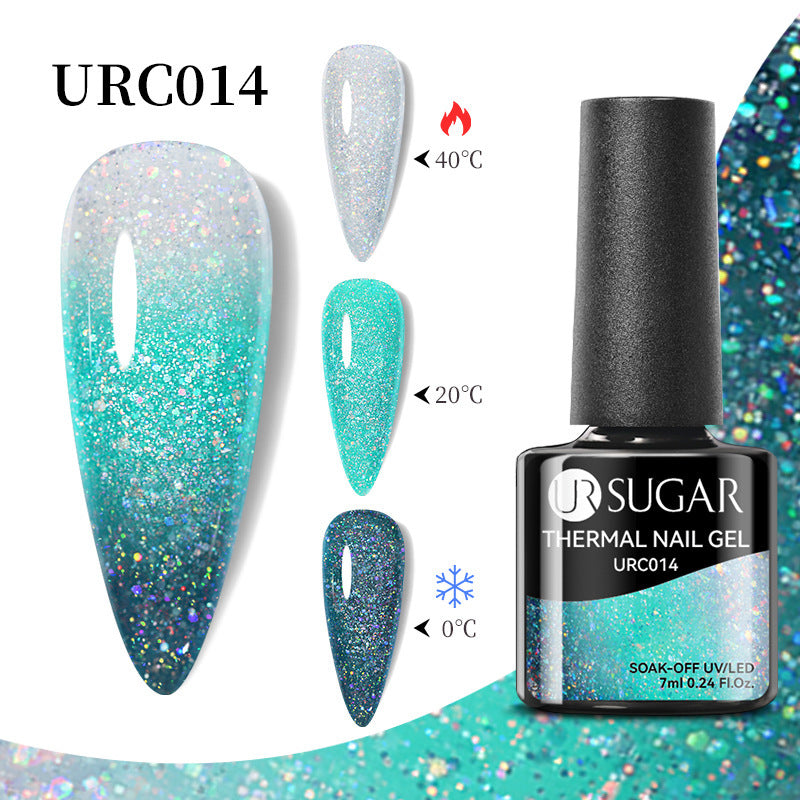 Autumn And Winter New Temperature Change UV Polish Cold And Warm Gradient Nail Glue