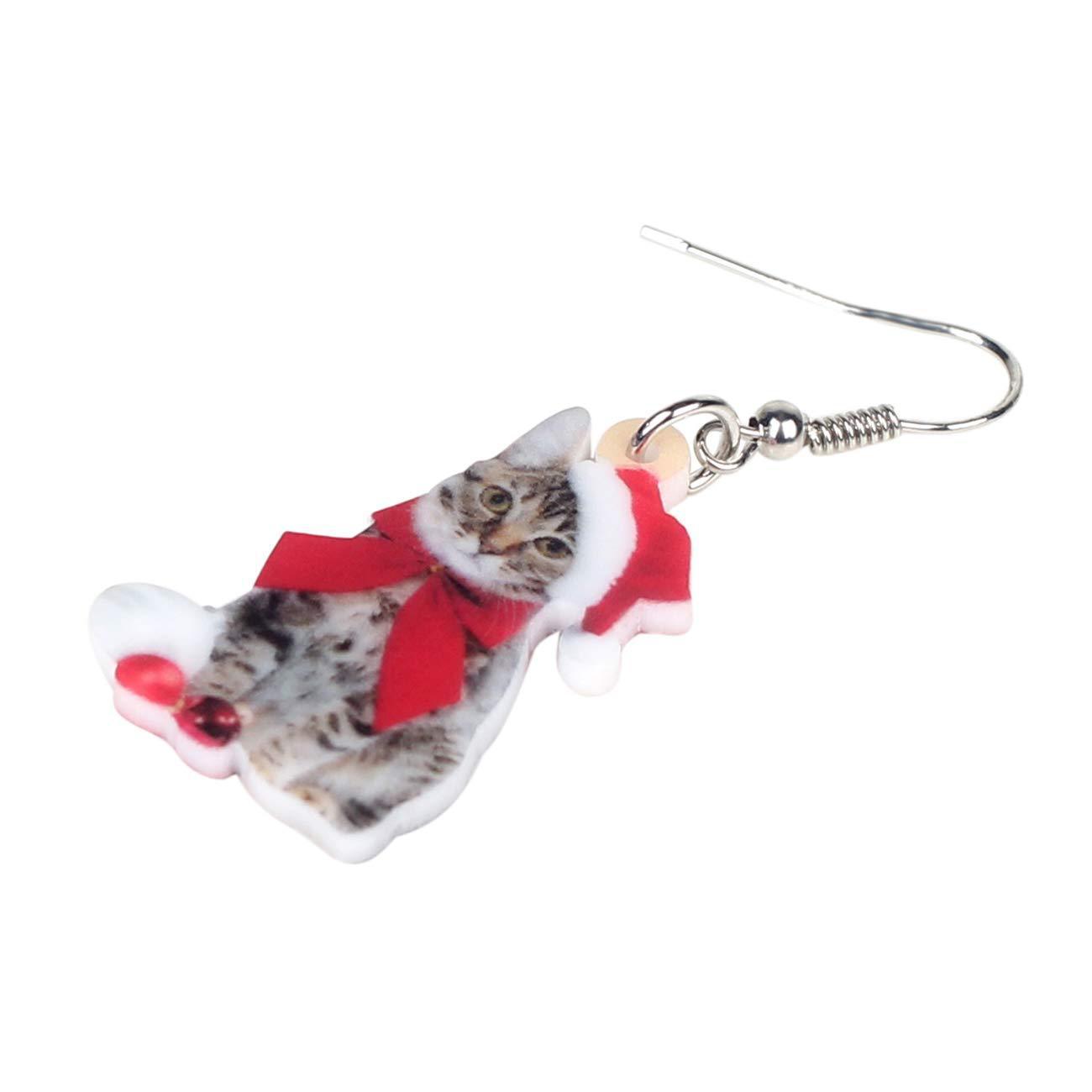 Fashion New Christmas Cat Earrings For Women