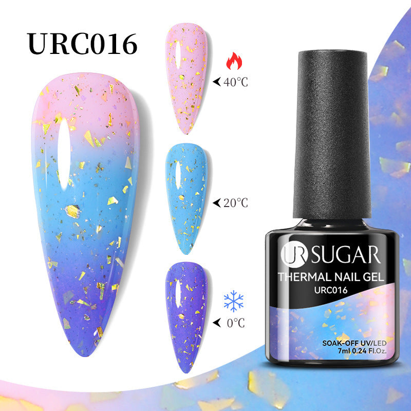 Autumn And Winter New Temperature Change UV Polish Cold And Warm Gradient Nail Glue