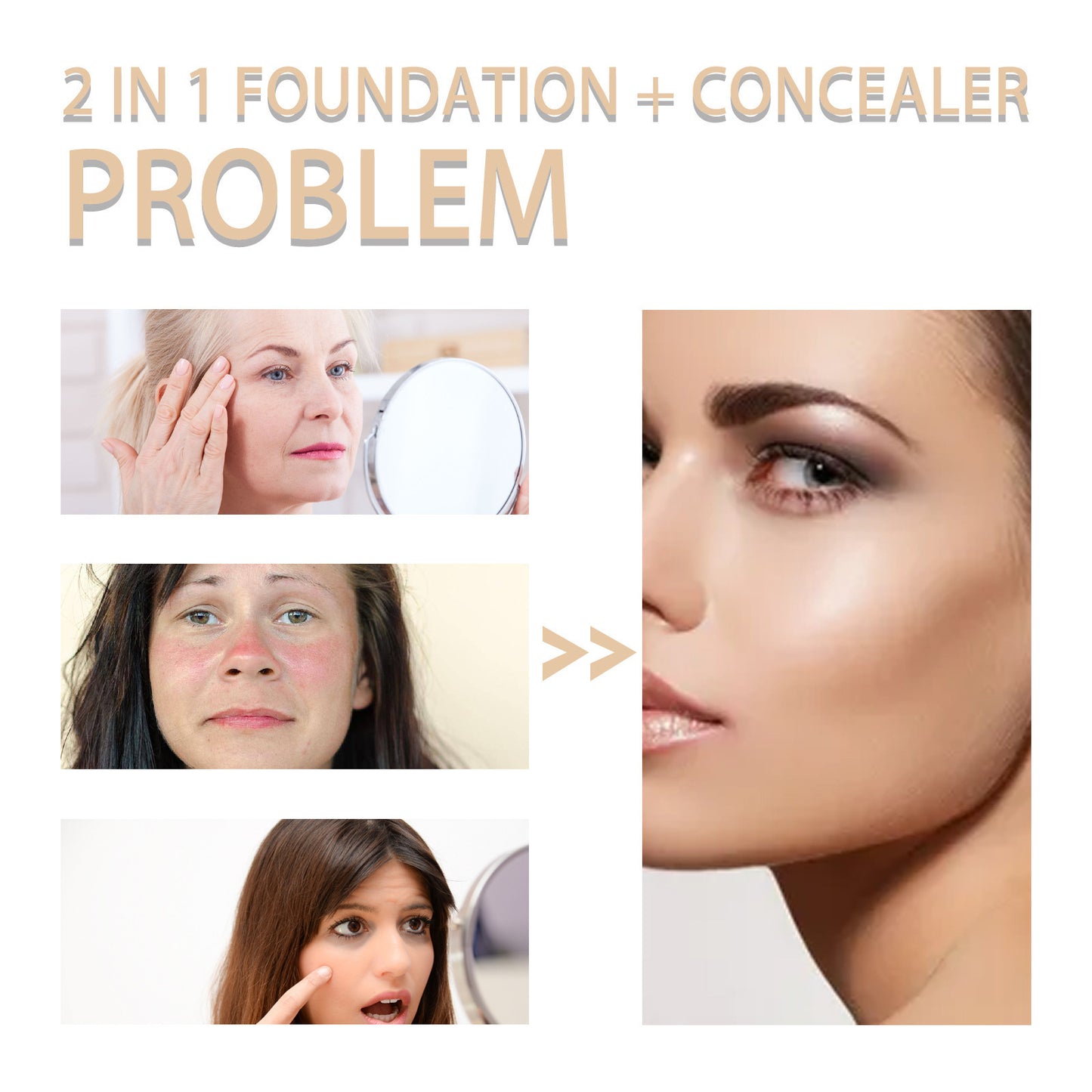 Long-Lasting Makeup Invisible Pores Liquid Concealer