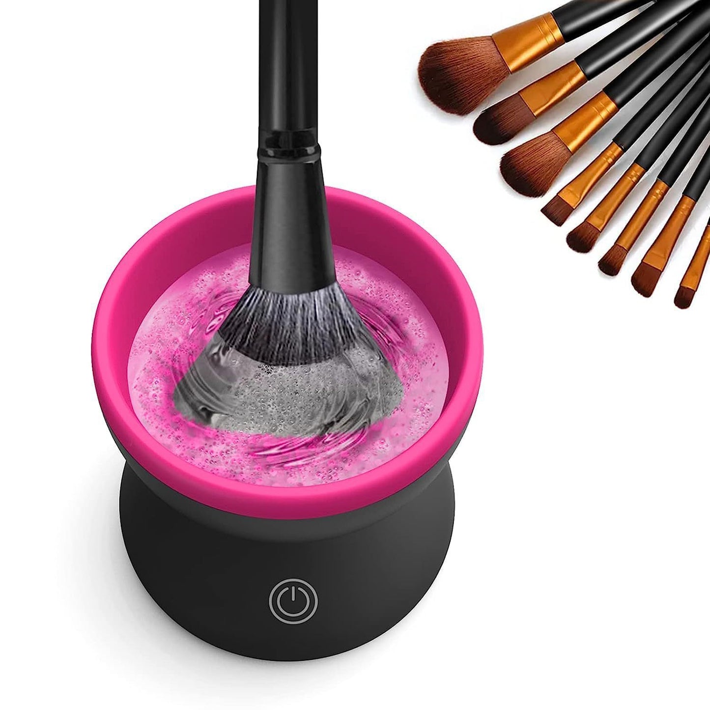 Brosse de maquillage Nettoyeur automatique USB Rechargeable Outils de maquillage Gadget de nettoyage Nettoyeur électrique