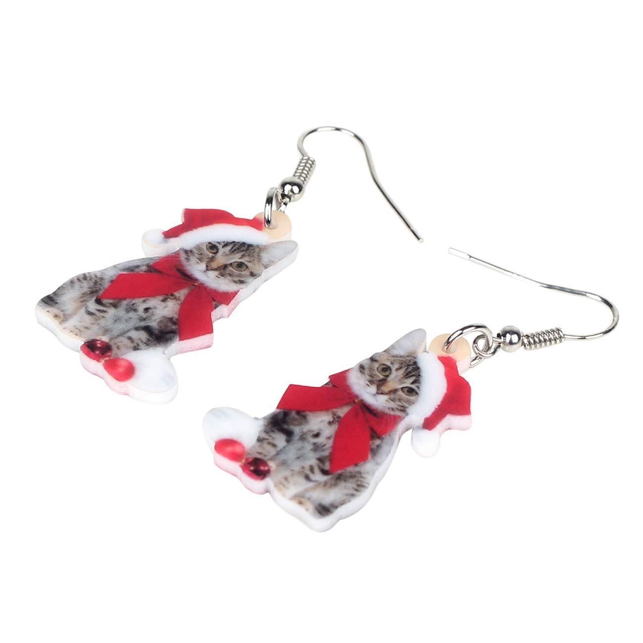 Fashion New Christmas Cat Earrings For Women