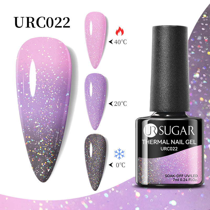 Autumn And Winter New Temperature Change UV Polish Cold And Warm Gradient Nail Glue