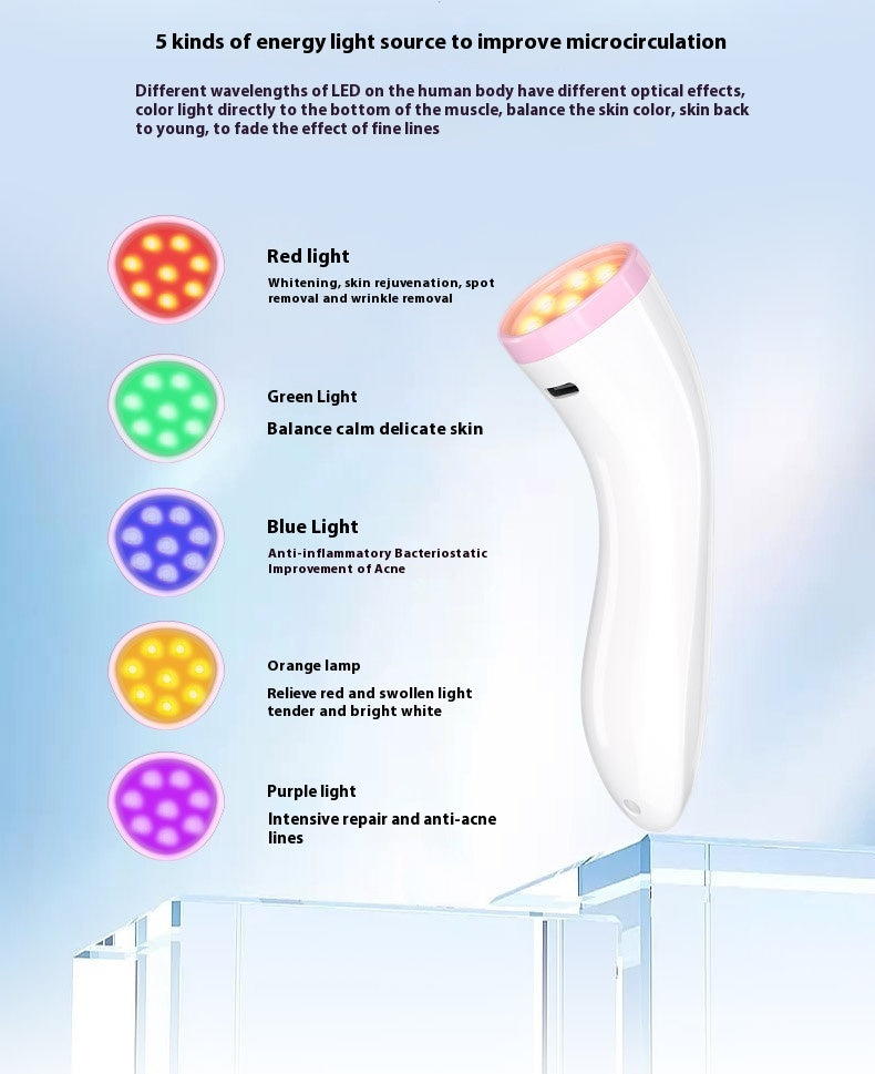 Red And Blue Light Therapy Device Acne Remover Face