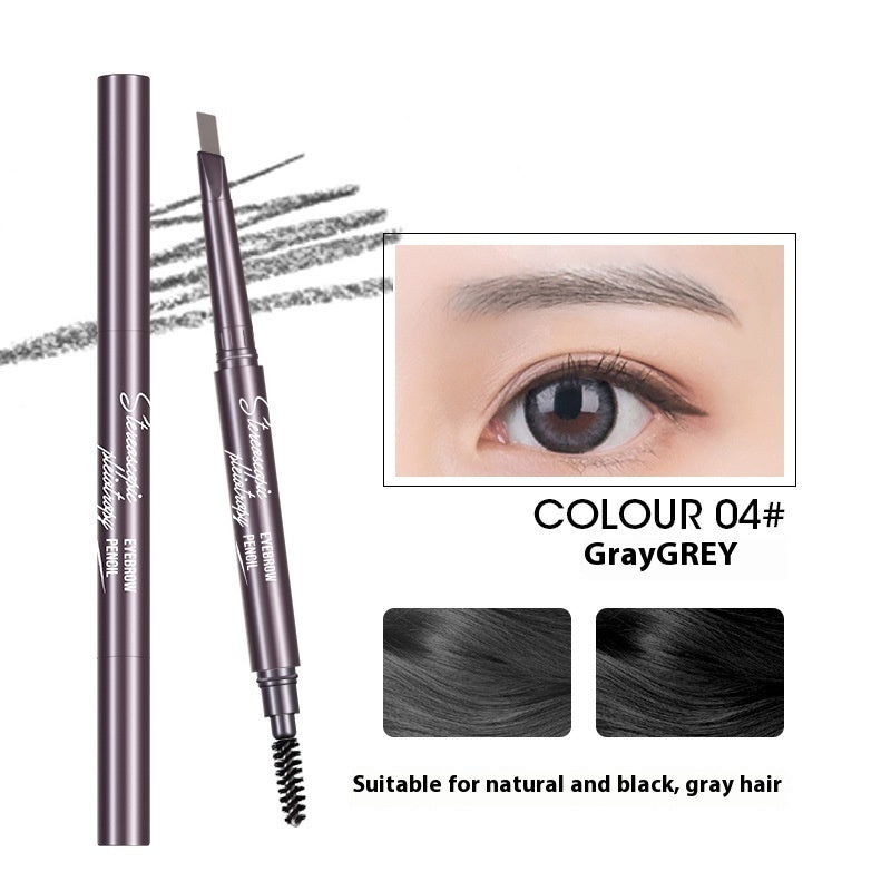 Double Headed Triangle Automatic Rotating Eyebrow Pencil