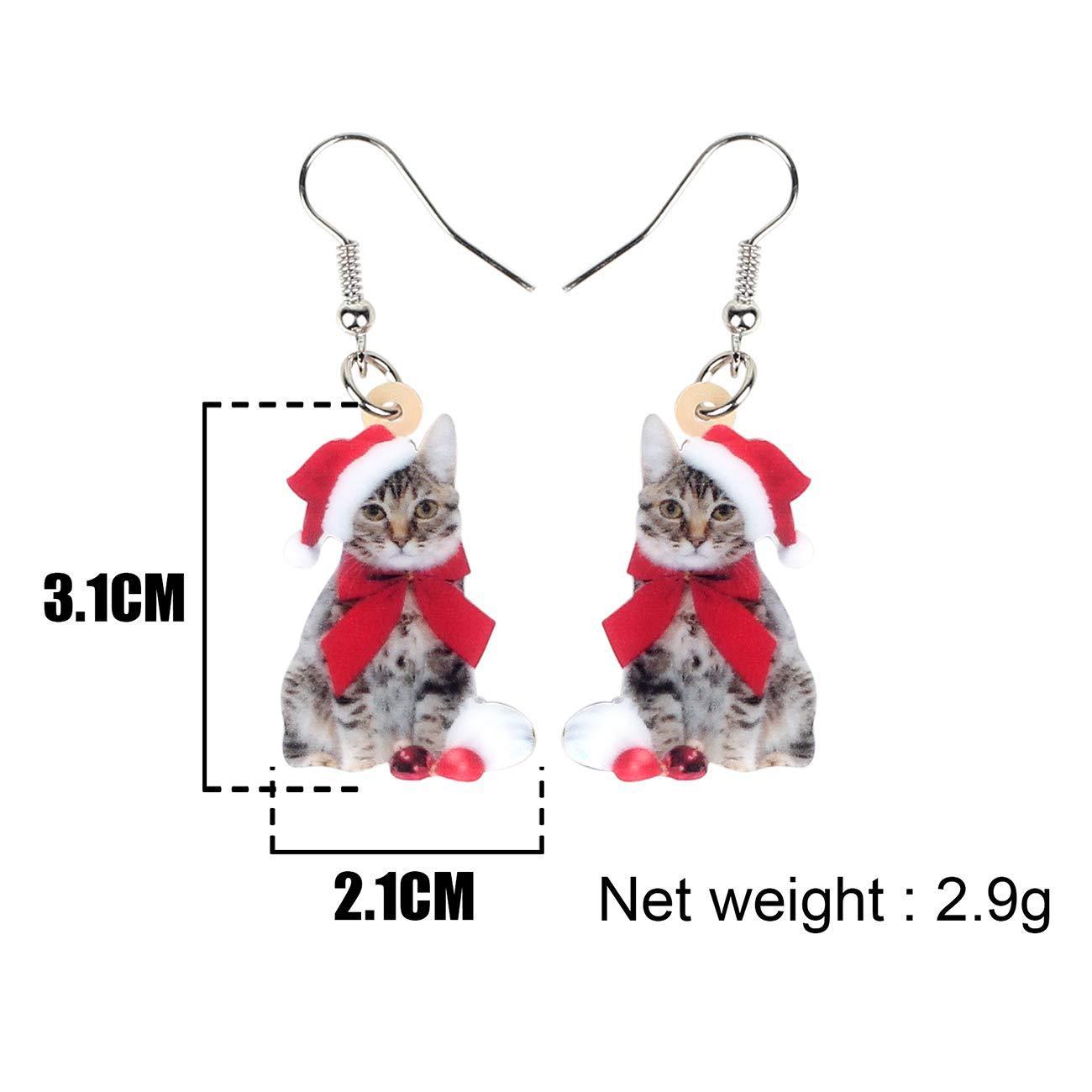 Fashion New Christmas Cat Earrings For Women