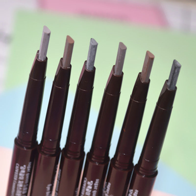 Double Headed Triangle Automatic Rotating Eyebrow Pencil