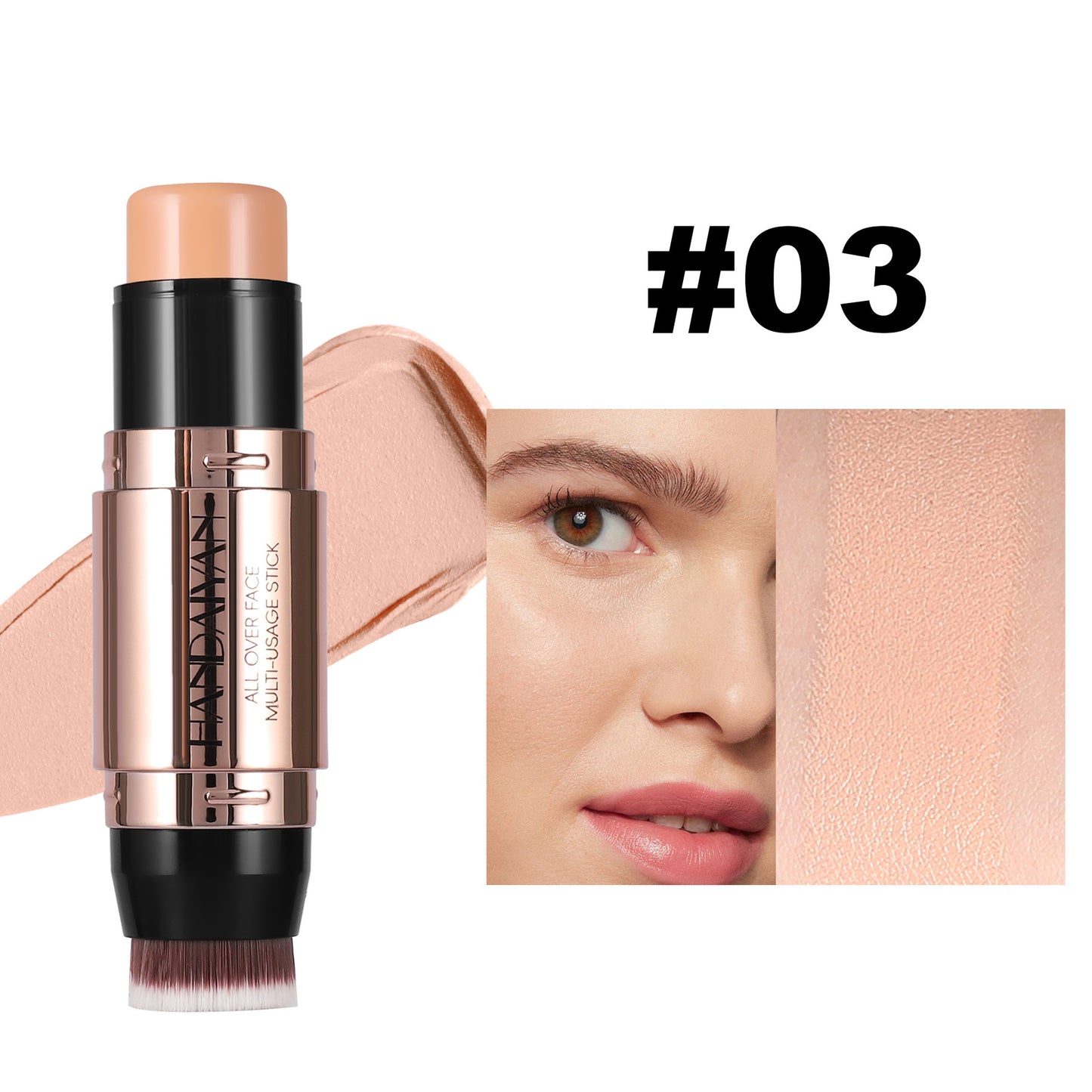 Double-headed Highlight Contour Stick Natural Three-dimensional