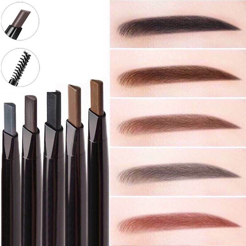 Double-headed Automatically Rotate Eyebrow Pencil Waterproof