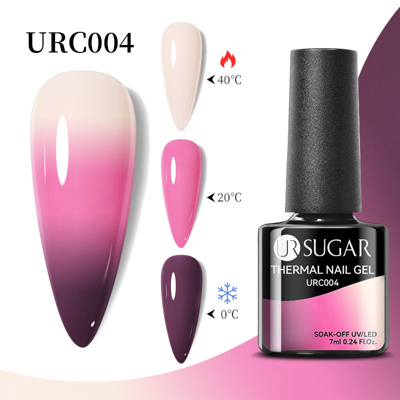 Autumn And Winter New Temperature Change UV Polish Cold And Warm Gradient Nail Glue