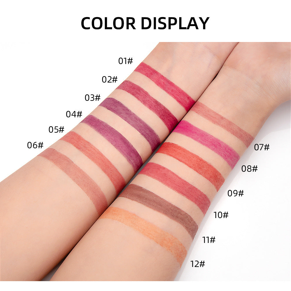 Fashionable Matte Finish Non-fading Lip Liner