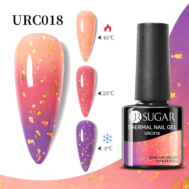 Autumn And Winter New Temperature Change UV Polish Cold And Warm Gradient Nail Glue