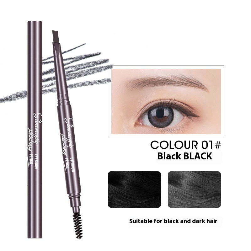 Double Headed Triangle Automatic Rotating Eyebrow Pencil