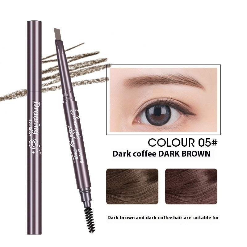 Double Headed Triangle Automatic Rotating Eyebrow Pencil