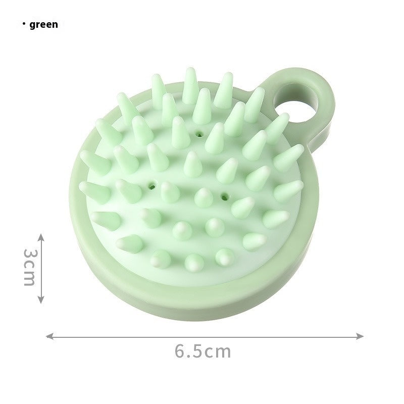 Household Shampoo Comb Head Brush Silicone Shampoo Massage Brush