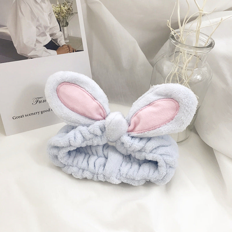 Rabbit Ears Face Wash Headband Female Headband