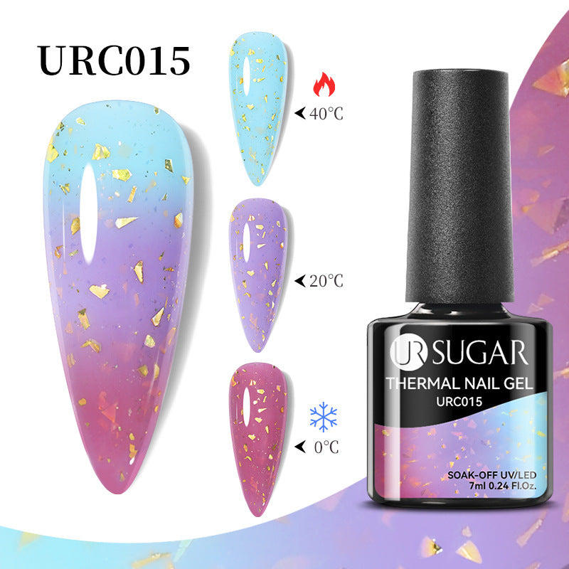 Autumn And Winter New Temperature Change UV Polish Cold And Warm Gradient Nail Glue