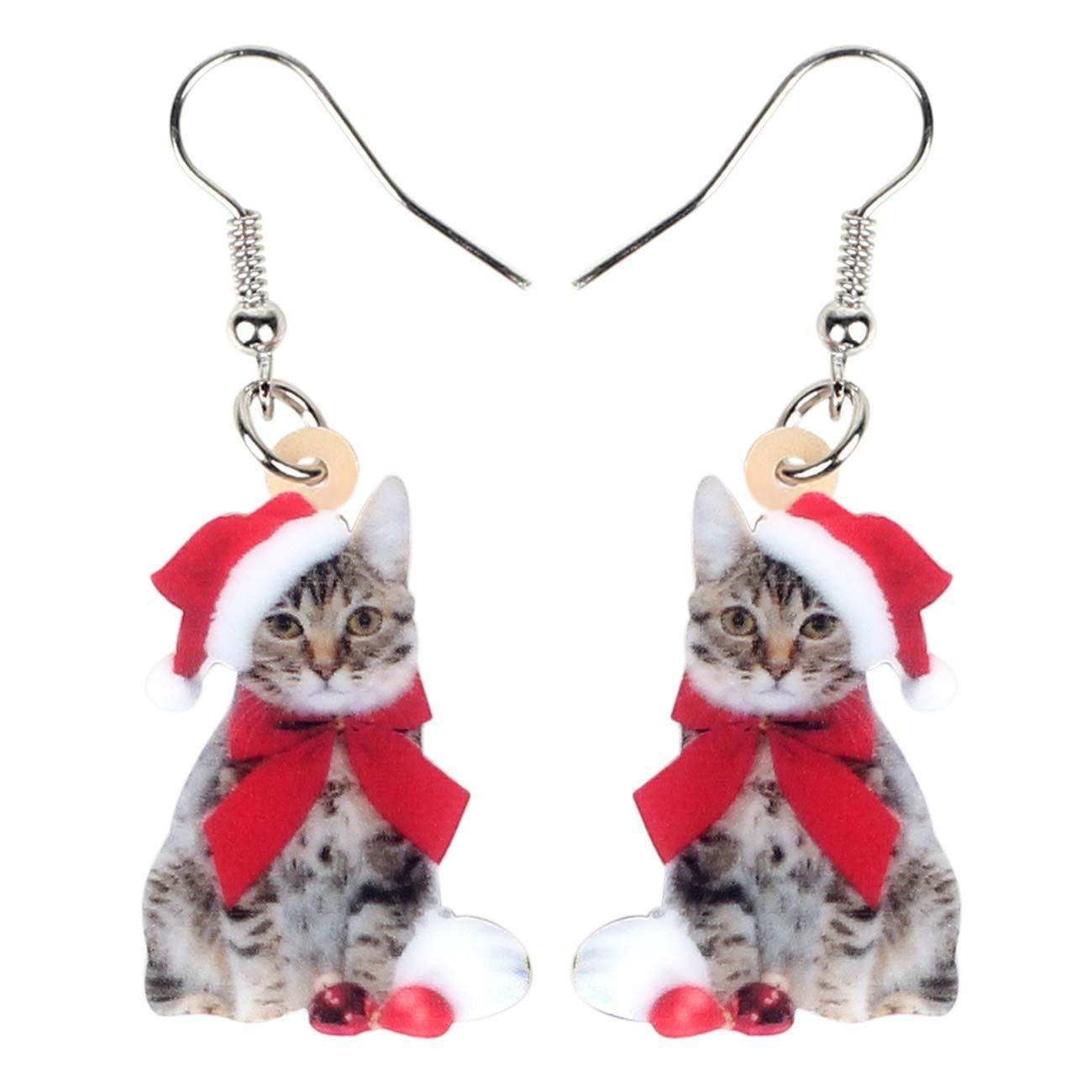 Fashion New Christmas Cat Earrings For Women