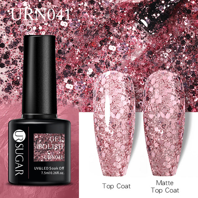 7.5ml Reflective Glitter Gel Winter Nail Polish